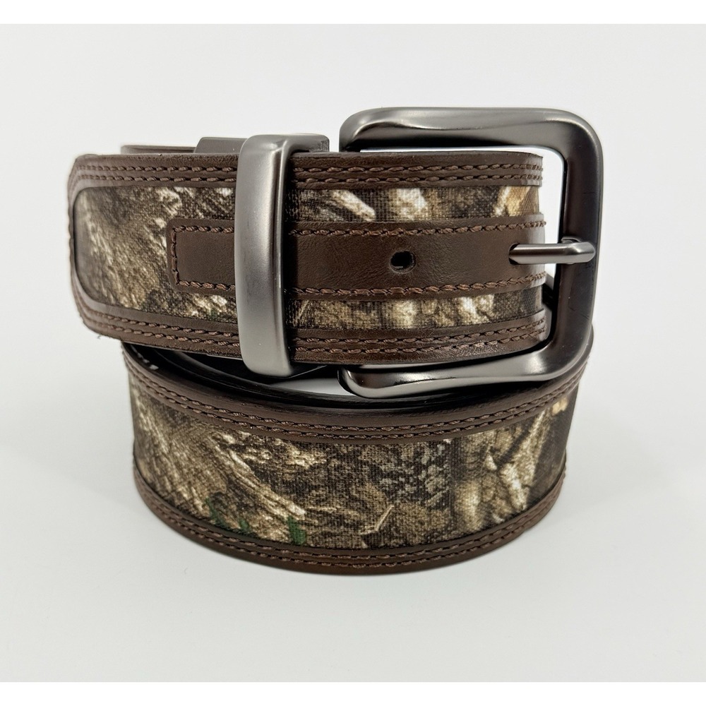 Realtree "Edge to Brown" Reversible Belt Camo & Brown Men's Size S/M (29-34)